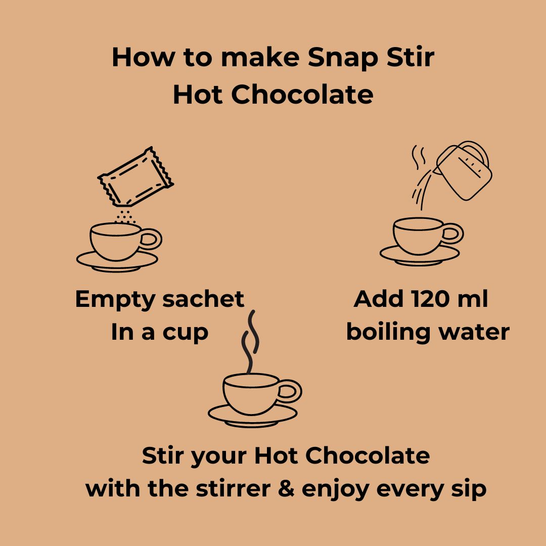 How to make Instant Premix Instant Hot Chocolate Premix Snap Stir