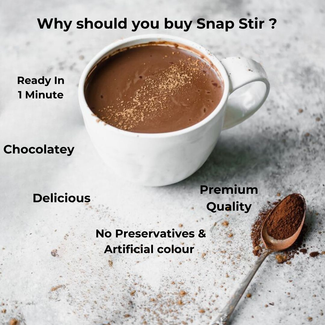 Why should you buy Instant Pre mixInstant Hot Chocolate Premix Snap Stir