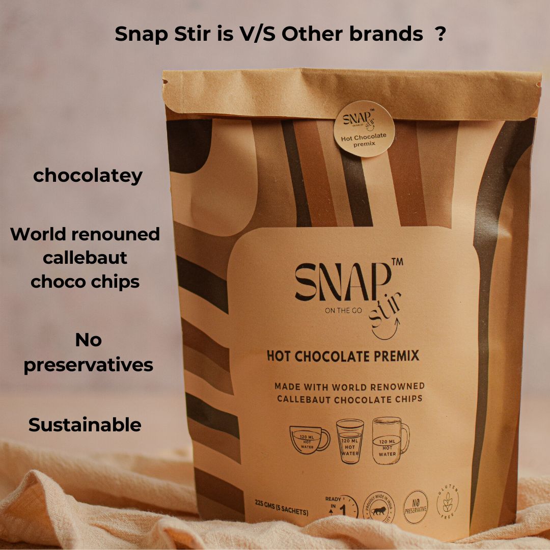 Comparision Instant Premix Instant Hot Chocolate Premix Snap Stir