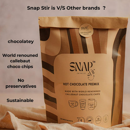 Comparision Instant Premix Instant Hot Chocolate Premix Snap Stir