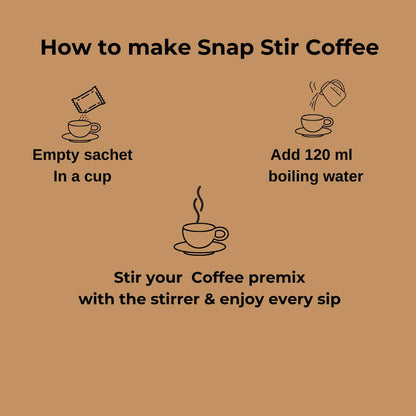 How to make Instant Coffee Premix Snap Stir