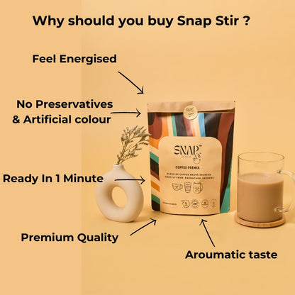 Comparision Instant Coffee Premix Snap Stir